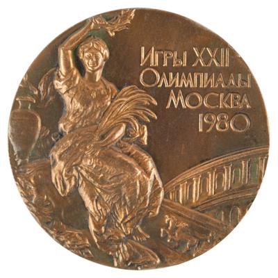 Lot #3093 Moscow 1980 Summer Olympics Bronze Winner's Medal - Image 1