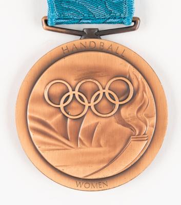 Lot #3105 Sydney 2000 Summer Olympics Bronze Winner's Medal for Women's Handball - Image 3