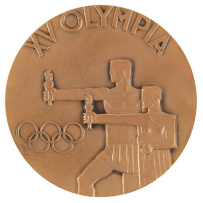 Lot #3130 Helsinki 1952 Summer Olympics Bronze Participation Medal - Image 2