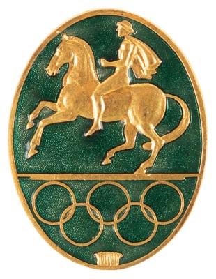 Lot #3185 Stockholm 1956 Summer Olympics Official's Badge - Image 1