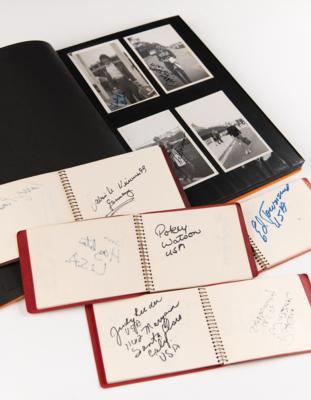 Lot #3288 Tokyo 1964 Summer Olympics Autograph Books and Photo Album with (125+) Signatures - Image 1