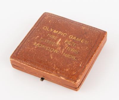 Lot #3051 London 1908 Olympics Bronze Winner's Medal for Shooting - Image 6