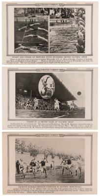Lot #3311 Paris 1924 Summer Olympics (3) Illustrated Current News Posters - Image 1