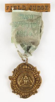 Lot #3169 St. Louis 1904 Olympics Judge's Badge for Irish Sports - Image 1