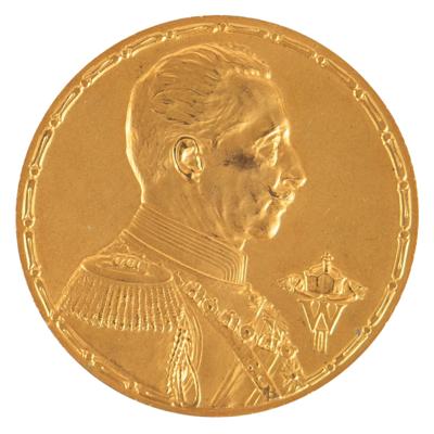 Lot #3056 Berlin 1916 Summer Olympic Trials Gold-Plated Bronze Winner's Medal [Canceled Games] - Image 1