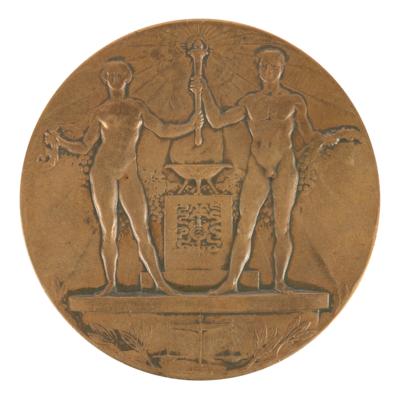 Lot #3125 Amsterdam 1928 Summer Olympics Bronze Participation Medal - Image 1