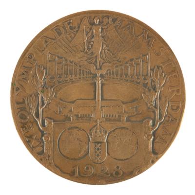 Lot #3125 Amsterdam 1928 Summer Olympics Bronze Participation Medal - Image 2