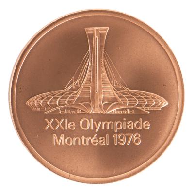 Lot #3138 Montreal 1976 Summer Olympics Copper Participation Medal - Image 2