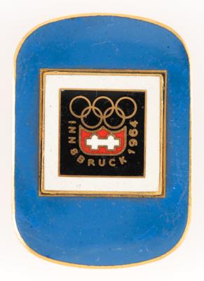 Lot #3190 Innsbruck 1964 Winter Olympics Guest of Honor Badge - Image 1