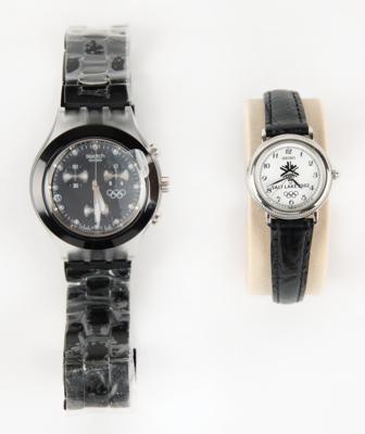 Lot #3375 Olympic Watches (2) by Seiko and Swatch - Image 1