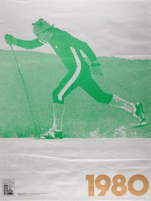 Lot #3240 Lake Placid 1980 Winter Olympics Poster - Image 1
