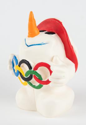 Lot #3358 Innsbruck 1976 Winter Olympics Mascot Souvenir - Schneemann the Snowman - Image 1
