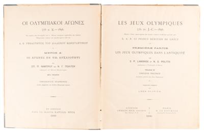 Lot #3263 Athens 1896 Olympics Official Report - Image 2