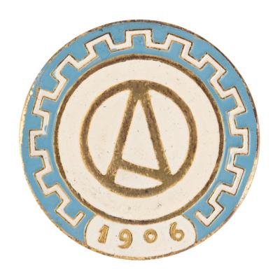 Lot #3170 Athens 1906 Intercalated Olympics Official Participant's Badge - Image 1