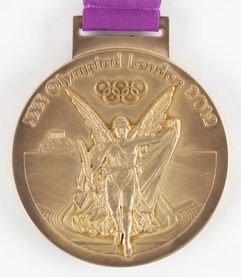Lot #3110 London 2012 Summer Olympics Gold Winner's Medal, Awarded to a Team USA Runner - Image 3