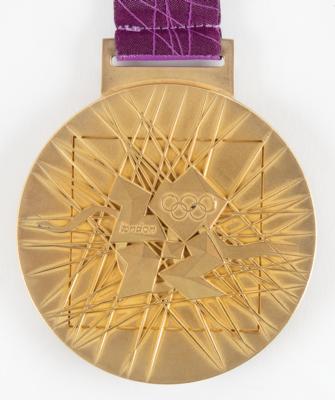 Lot #3110 London 2012 Summer Olympics Gold Winner's Medal, Awarded to a Team USA Runner - Image 4