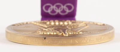 Lot #3110 London 2012 Summer Olympics Gold Winner's Medal, Awarded to a Team USA Runner - Image 5