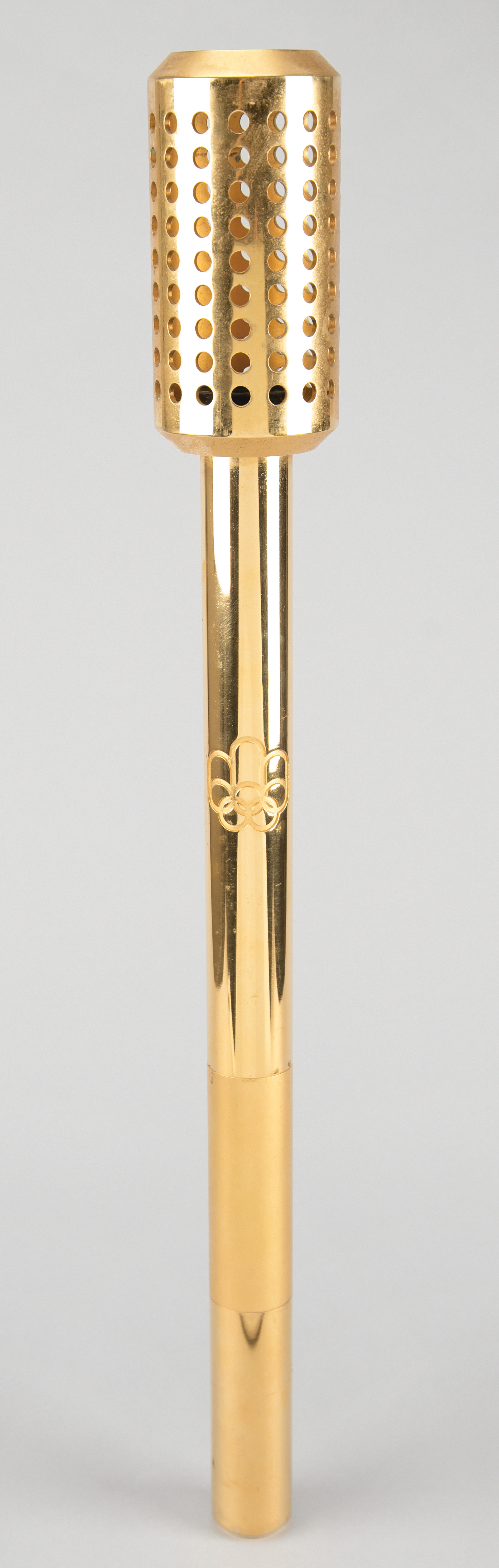 Lot #3012 Montreal 1976 Summer Olympics Gold-Plated Presentation Torch - Image 1