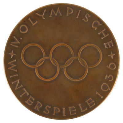Lot #3067 Garmisch 1936 Winter Olympics Bronze Winner's Medal - Image 2