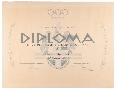 Lot #3161 Summer Olympics Collection of (19) Diplomas - Image 10