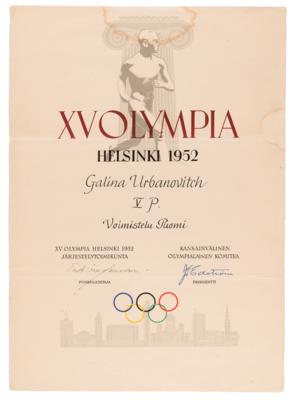 Lot #3161 Summer Olympics Collection of (19) Diplomas - Image 9