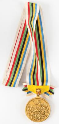 Lot #3084 Tokyo 1964 Summer Olympics Gold Winner's Medal for Fencing - Image 5