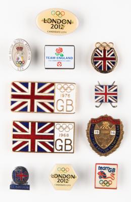 Lot #3231 Great Britain Olympic Team (24) Badge and Pin Collection - Image 2