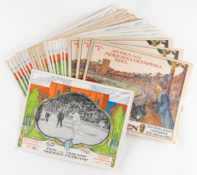 Lot #3305 Stockholm 1912 Summer Olympics Complete 24-Volume Magazine Set - Image 1