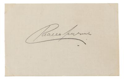 Lot #3284 Paavo Nurmi Signature