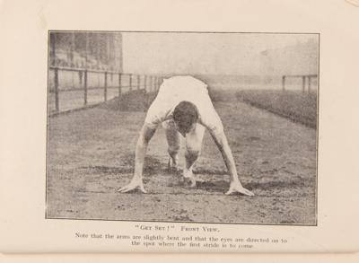 Lot #3280 Harold Abrahams Signature and Rare 'Spalding's Athletic Library' Book on Sprinting - Image 4