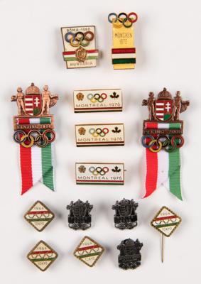 Lot #3229 Hungarian NOC Collection of (29) Summer and Winter Olympics Pins - Image 3