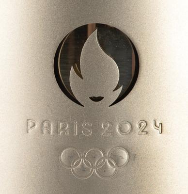 Lot #3040 Paris 2024 Summer Olympics Torch and Torchbearer's Uniform - Image 4