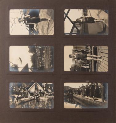 Lot #3306 Stockholm 1912 Olympics Collection of (240) Postcard Photographs, Highlighted by Jim Thorpe and the Debut of Women's Aquatics - Image 11