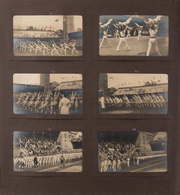 Lot #3306 Stockholm 1912 Olympics Collection of (240) Postcard Photographs, Highlighted by Jim Thorpe and the Debut of Women's Aquatics - Image 6