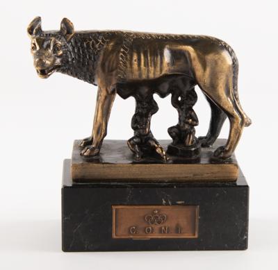 Lot #3349 Italian Olympic Committee 'Romulus and Remus' Sculpture - Image 1