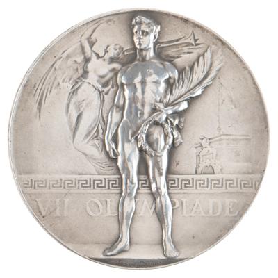Lot #3058 Antwerp 1920 Summer Olympics Silver Winner's Medal - Image 1