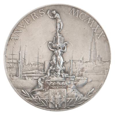 Lot #3058 Antwerp 1920 Summer Olympics Silver Winner's Medal - Image 2