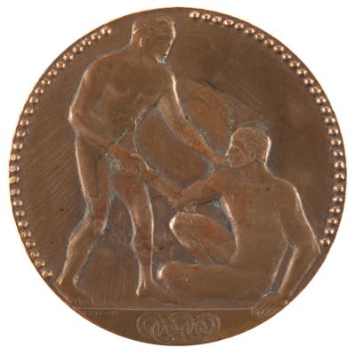 Lot #3059 Paris 1924 Summer Olympics Bronze Winner's Medal - Image 1