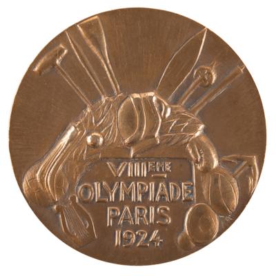 Lot #3059 Paris 1924 Summer Olympics Bronze Winner's Medal - Image 2