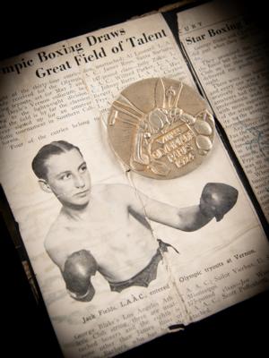 Lot #3060 Paris 1924 Summer Olympics Gold Winner's Medal for Boxing Great Jackie Fields - Image 1