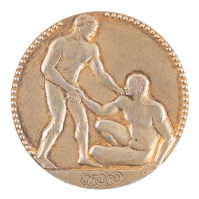 Lot #3060 Paris 1924 Summer Olympics Gold Winner's Medal for Boxing Great Jackie Fields - Image 3