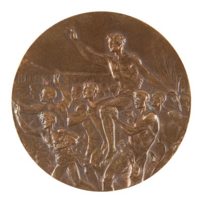 Lot #3064 Los Angeles 1932 Summer Olympics Bronze Winner's Medal - Image 2