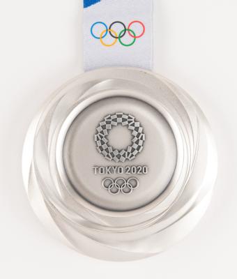 Lot #3112 Tokyo 2020 Summer Olympics Silver Winner's Medal for Cycling with Case - Image 4