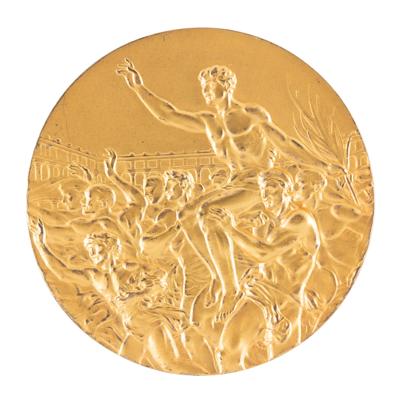 Lot #3072 London 1948 Summer Olympics Gold Winner's Medal - Image 2