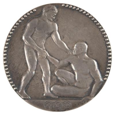 Lot #3061 Paris 1924 Summer Olympics Silver Winner's Medal - Image 1