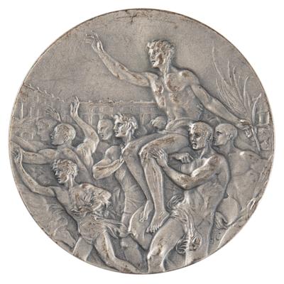 Lot #3065 Los Angeles 1932 Summer Olympics Silver Winner's Medal - Image 2
