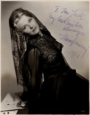 Lot #842 Ilona Massey Signed Photograph - Image 1