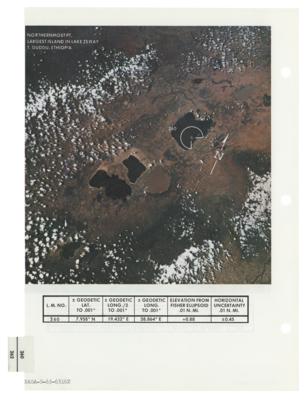 Lot #435 Apollo 9 Photo Map Checklist Page [Attested as Flown by Richard Garner] - Image 2