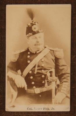 Lot #230 James Fisk, Jr. Carte-de-Visite Photograph - Image 2