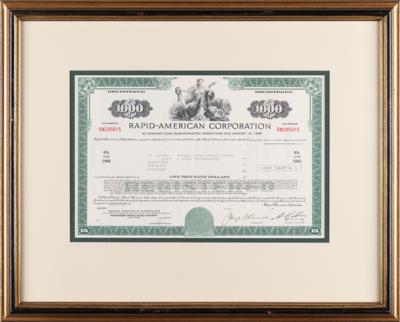 Lot #311 Rapid-American Corporation Bond Certificate - Image 2